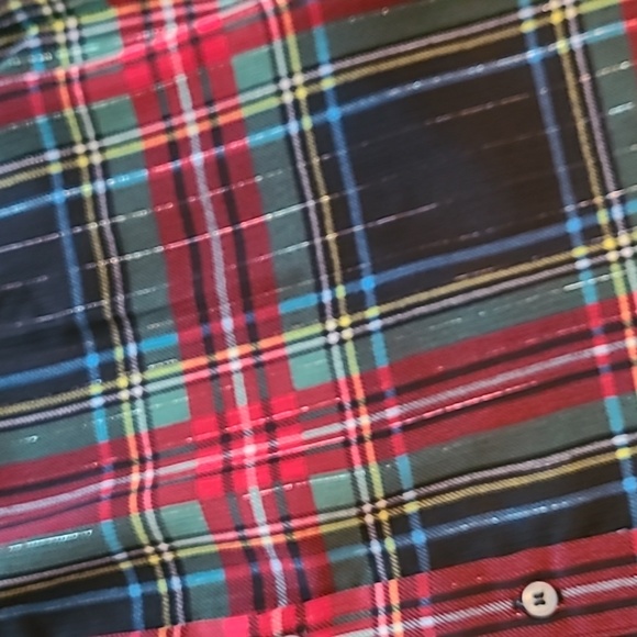 🎉Host Pick 🎉 J Crew Sleeveless ruffle-collar top in black Stewart tartan - Picture 6 of 12